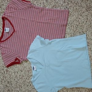 Old Navy girls tees (2) size 8